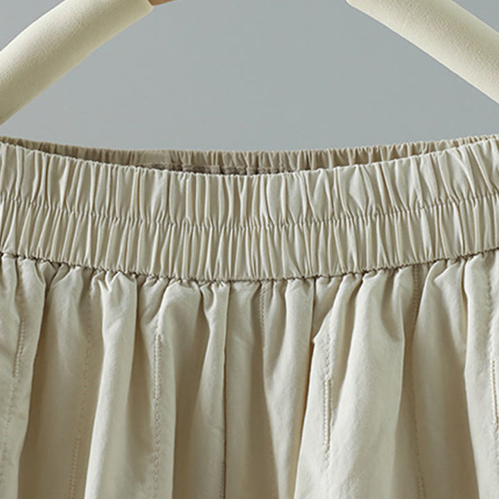 Buddha Stones Winter Plain Damen Haremshose aus Baumwolle, knöchellang, mit Taschen - image 8