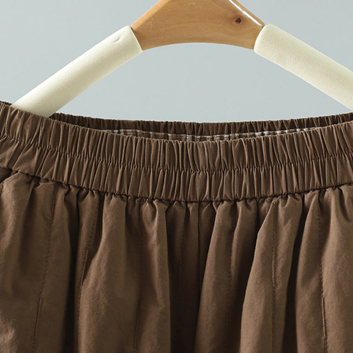 Buddha Stones Winter Plain Damen Haremshose aus Baumwolle, knöchellang, mit Taschen - image 18