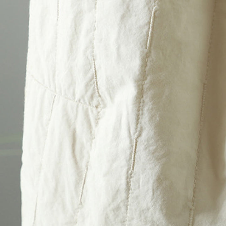 Buddha Stones Winter Plain Damen Haremshose aus Baumwolle, knöchellang, mit Taschen - image 15