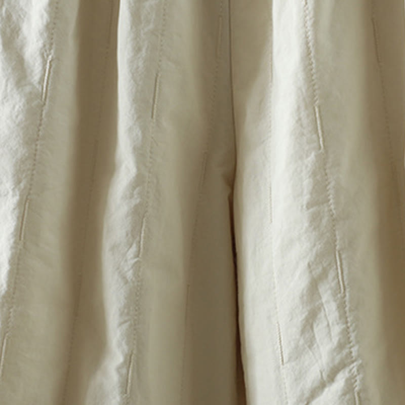 Buddha Stones Winter Plain Damen Haremshose aus Baumwolle, knöchellang, mit Taschen - image 14