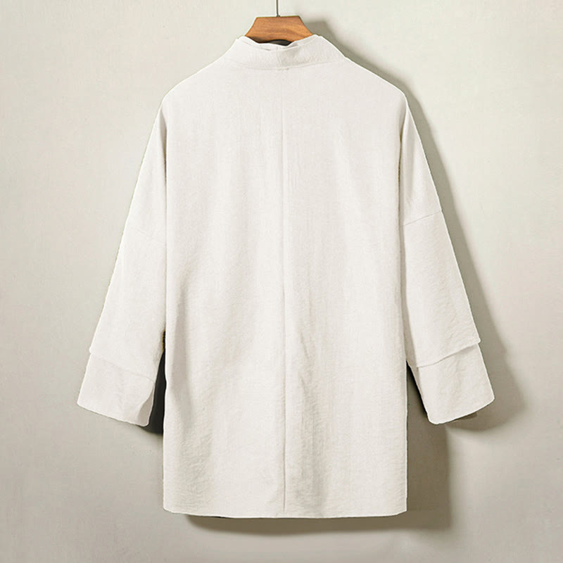 Buddha Stones -Kimono mit Schnürung und offenen Ärmeln für Herren - image 7