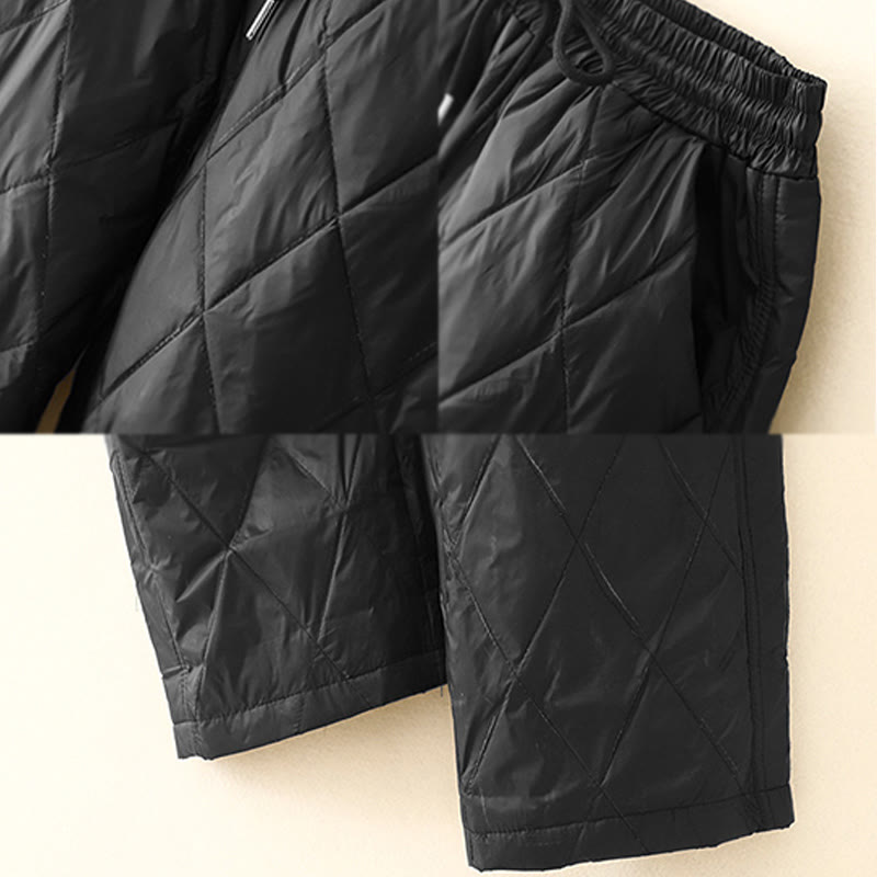 Buddha Stones Lässige Baumwollhose mit hoher Taille und Kordelzug-Design für Damen mit weitem Bein und Taschen - image 6