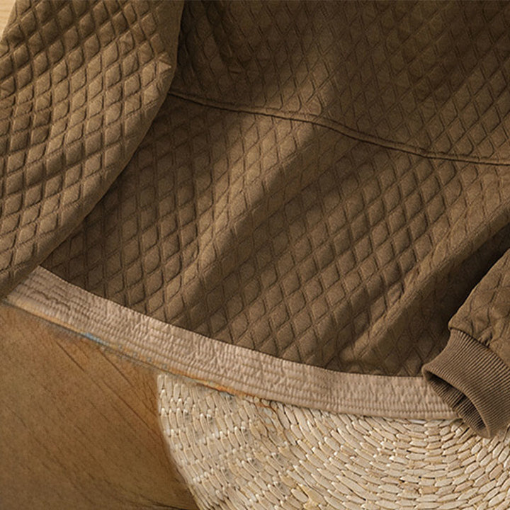 Buddha Stones Retro Plain Damen Langarmjacke aus Baumwolle mit Taschen - image 34