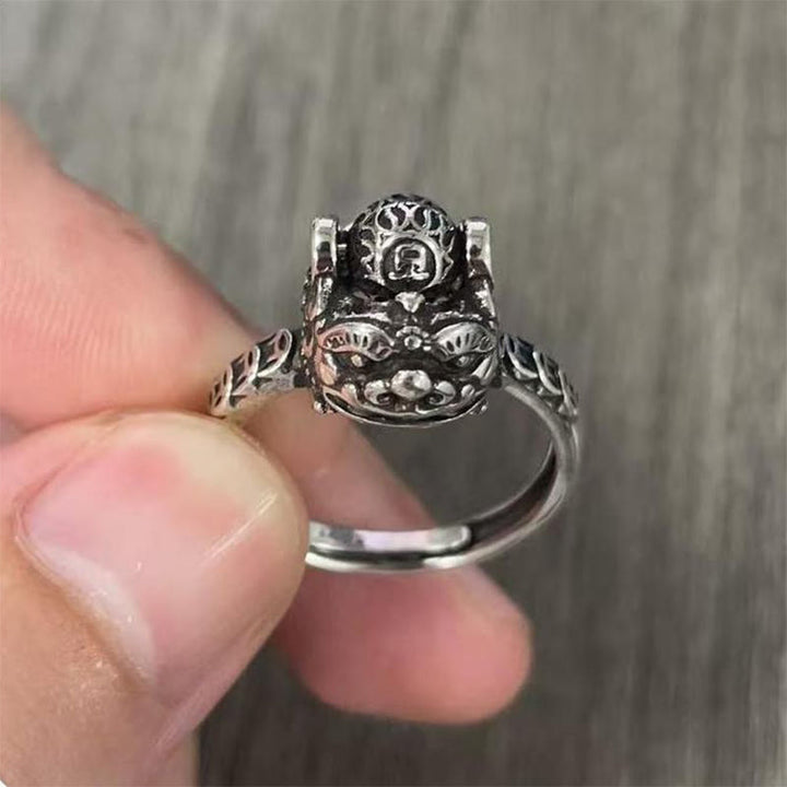 Buddha Stones Lucky FengShui PiXiu Kupfermünze Drehbarer Ring - image 5