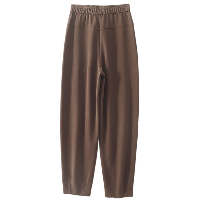 Buddha Stones Damen-Thermohose im lässigen Vintage-Patchwork-Design mit hoher Taille und Taschen - image 1