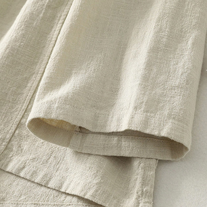 Buddha Stones Casual Plain Frog-Buttons Damen Langarmhemd - image 13