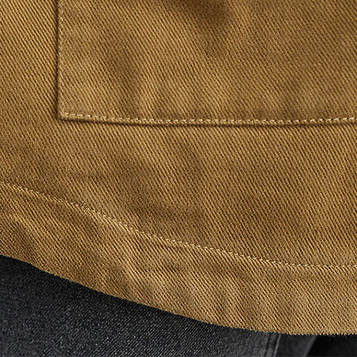 Buddha Stones Damen-Blazerjacke aus Baumwolle mit langen Ärmeln und Taschen, einfarbig - image 9