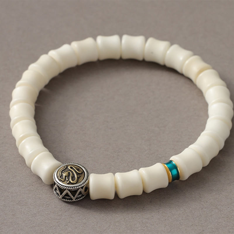 Armband mit Buddha Stones und Bodhi-Samen, Drachenmuster, hält böse Geister fern - image 2