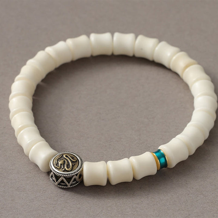 Armband mit Buddha Stones und Bodhi-Samen, Drachenmuster, hält böse Geister fern - image 2