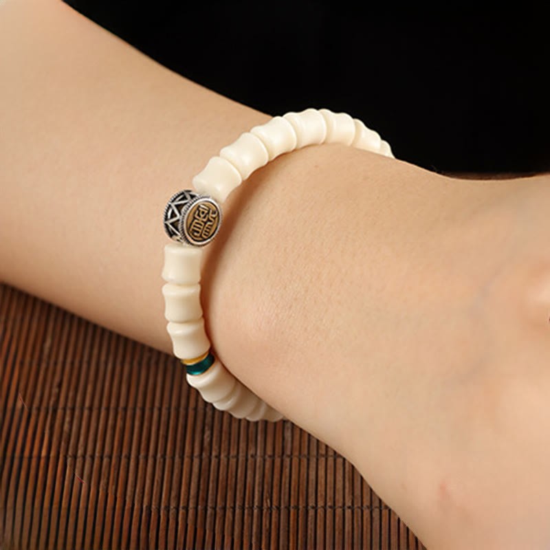 Armband mit Buddha Stones und Bodhi-Samen, Drachenmuster, hält böse Geister fern - image 4