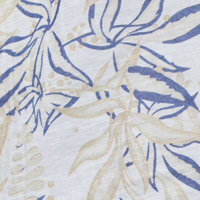 Buddha Stones Blau Beige Blumen Kerbdesign Langarm Damen Shirt für ältere Erwachsene - image 8