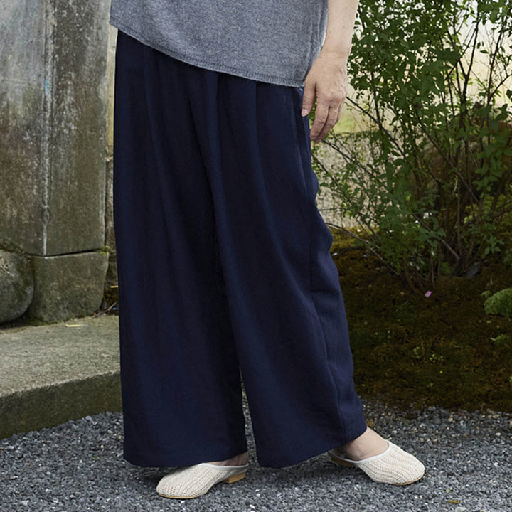 Buddha Stones Schlichte, knöchellange Damenhose mit Taschen für ältere Erwachsene - image 27