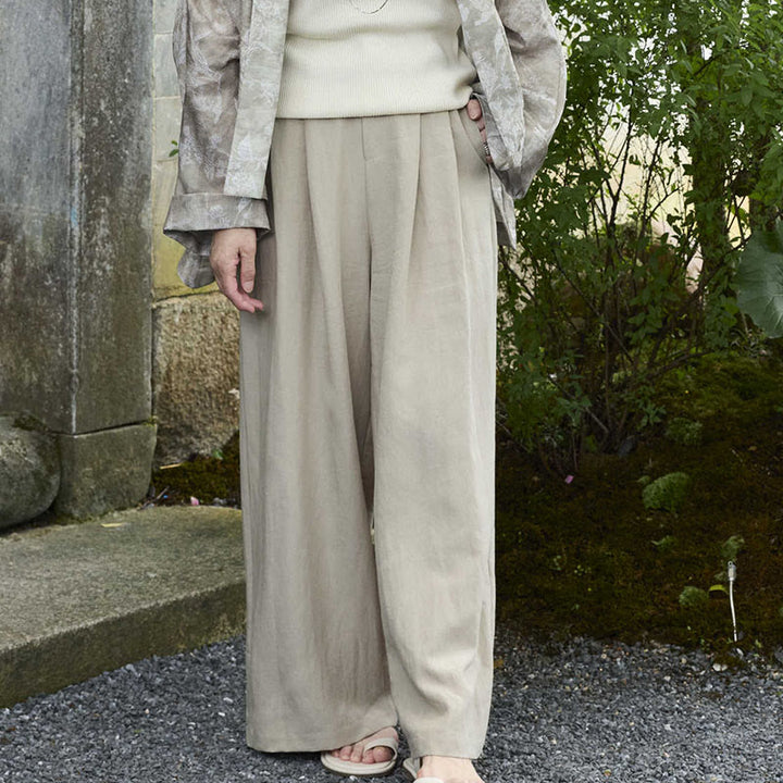 Buddha Stones Schlichte, knöchellange Damenhose mit Taschen für ältere Erwachsene - image 12