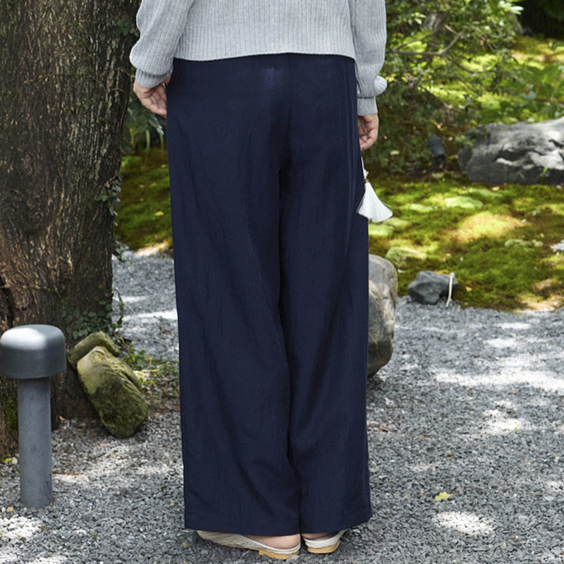 Buddha Stones Schlichte, knöchellange Damenhose mit Taschen für ältere Erwachsene - image 20