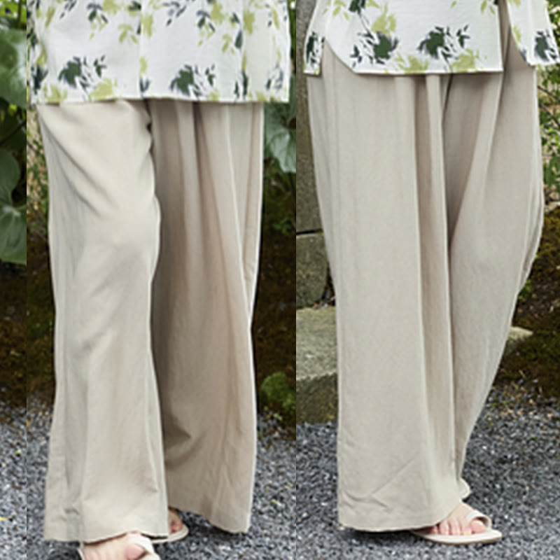 Buddha Stones Schlichte, knöchellange Damenhose mit Taschen für ältere Erwachsene - image 15