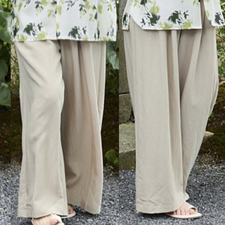 Buddha Stones Schlichte, knöchellange Damenhose mit Taschen für ältere Erwachsene - image 15