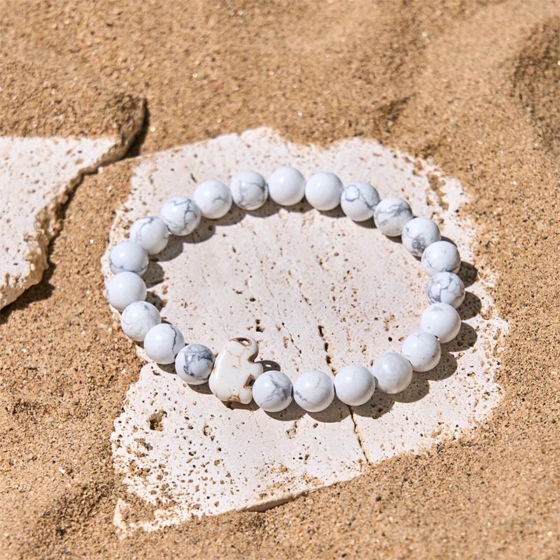 Buddha Stones, Naturstein, verschiedene Steine, Elefant, spirituelle Kraft, Armband - image 10