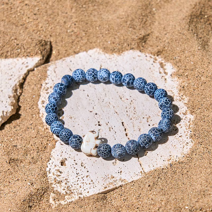 Buddha Stones, Naturstein, verschiedene Steine, Elefant, spirituelle Kraft, Armband - image 18
