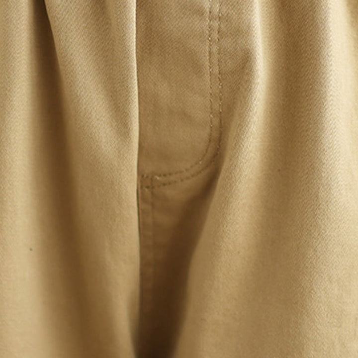 Buddha Stones Lässige Haremshose aus Polyester mit elastischer Taille und Taschen für Damen - image 6