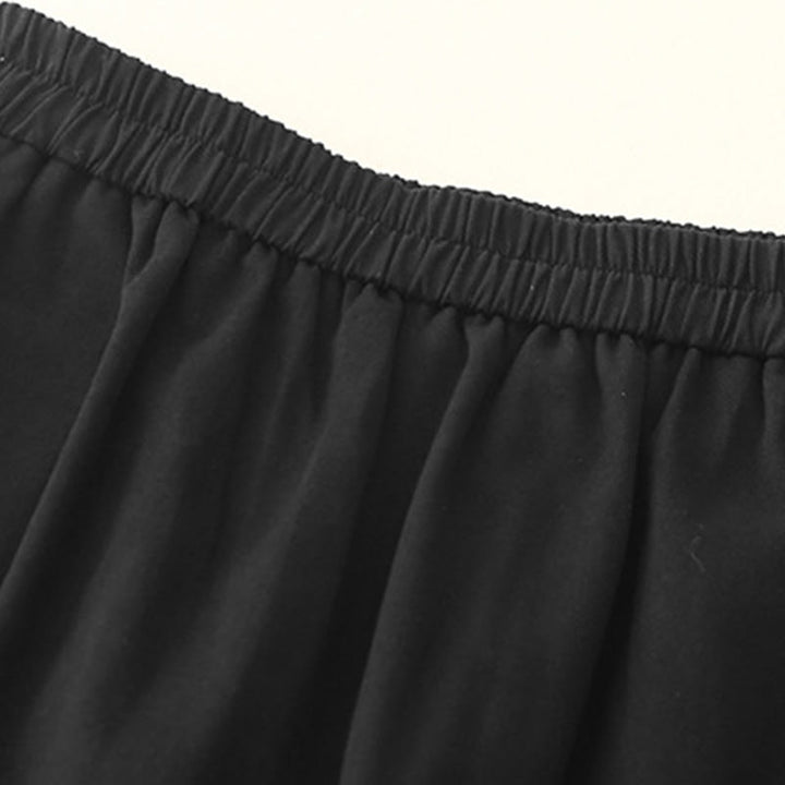 Buddha Stones Lässige Druckknöpfe Damenhose aus Baumwolle und Polyester mit Taschen - image 10