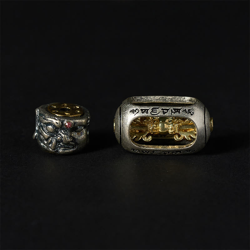 Buddha Stones, natürlicher grauer Jaspis, Sodalith, Om Mani Padme Hum, Buddha-Gesicht, Heilungsarmband - image 7