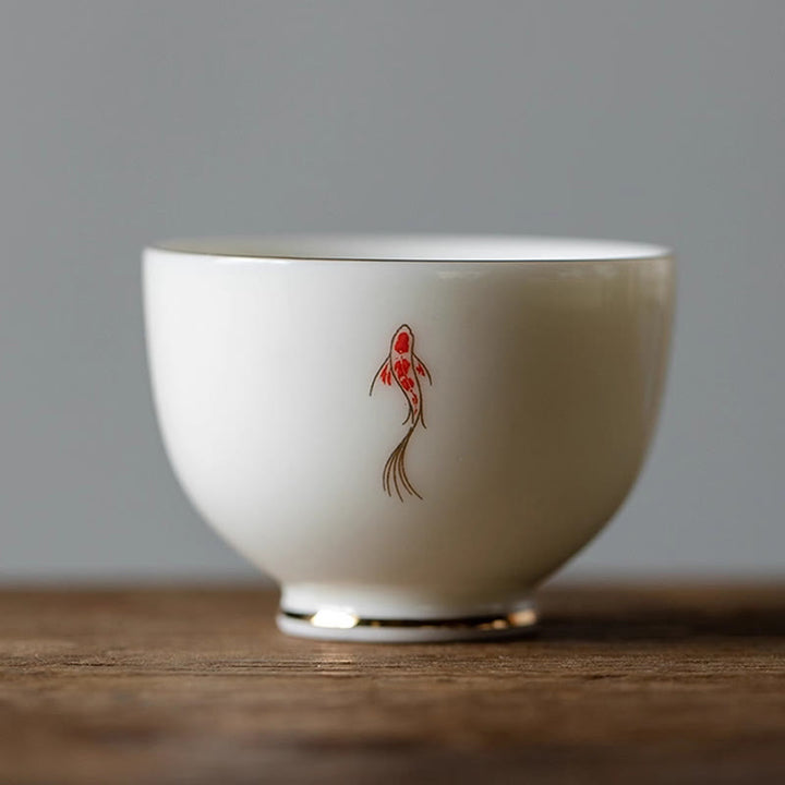 Buddha Stones Koi Fisch Teetasse Kung Fu Teetasse - image 1