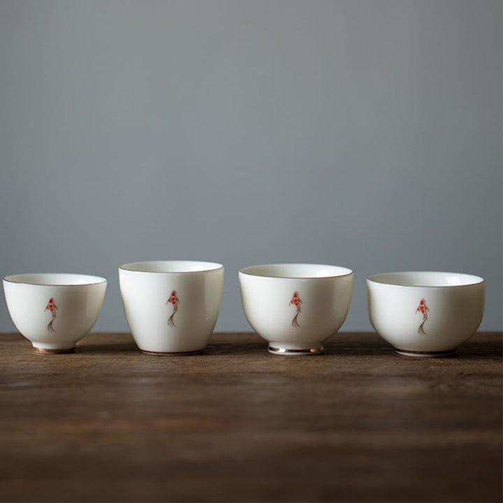 Buddha Stones Koi Fisch Teetasse Kung Fu Teetasse - image 14