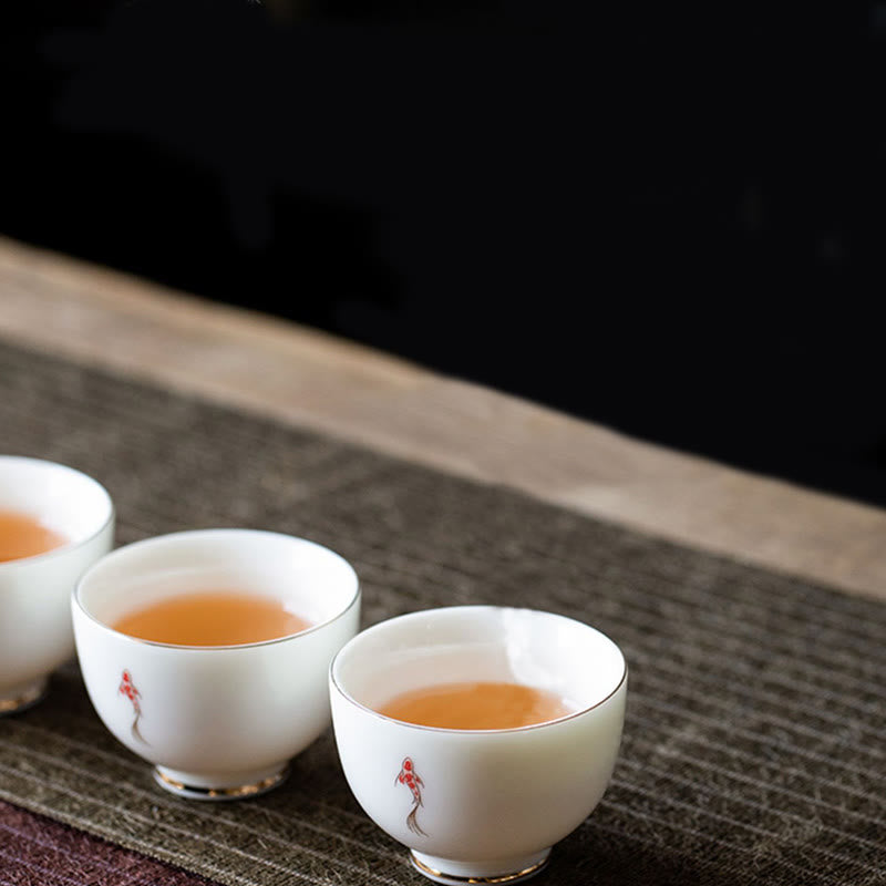 Buddha Stones Koi Fisch Teetasse Kung Fu Teetasse - image 7