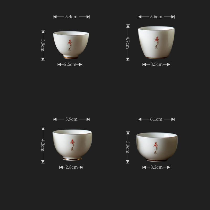 Buddha Stones Koi Fisch Teetasse Kung Fu Teetasse - image 15