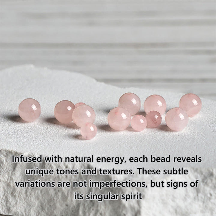 Buddha Stones 925 Sterling Silber Lotus Design Natürlicher rosa Kristall Beruhigendes Armband - image 14