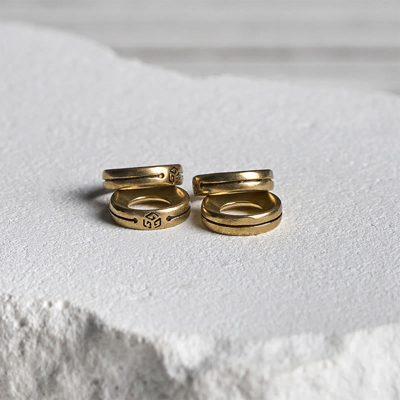 Buddha Stones Natürlicher mattierter schwarzer Onyx Bildjaspis Glücksarmband - image 8