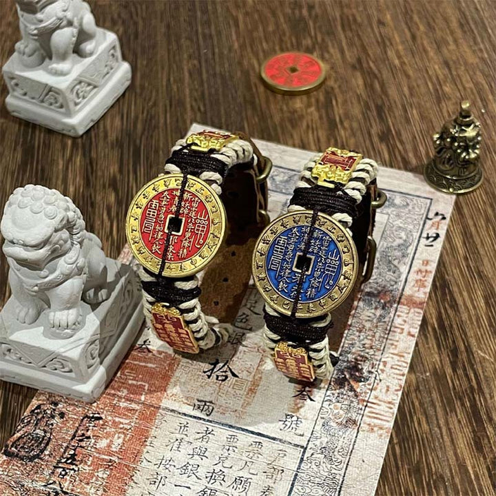 Buddha Stones Mountain Ghosts Spend Money Power Leder Uhrenarmband  - image 0