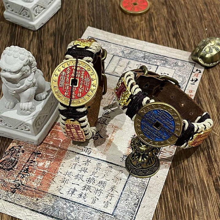 Buddha Stones Mountain Ghosts Spend Money Power Leder Uhrenarmband  - image 3