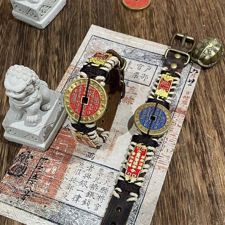 Buddha Stones Mountain Ghosts Spend Money Power Leder Uhrenarmband  - image 4