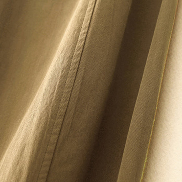 Buddha Stones Damen Haremshose aus Baumwolle mit Taschen, einfarbig, Länge 7–8 - image 1