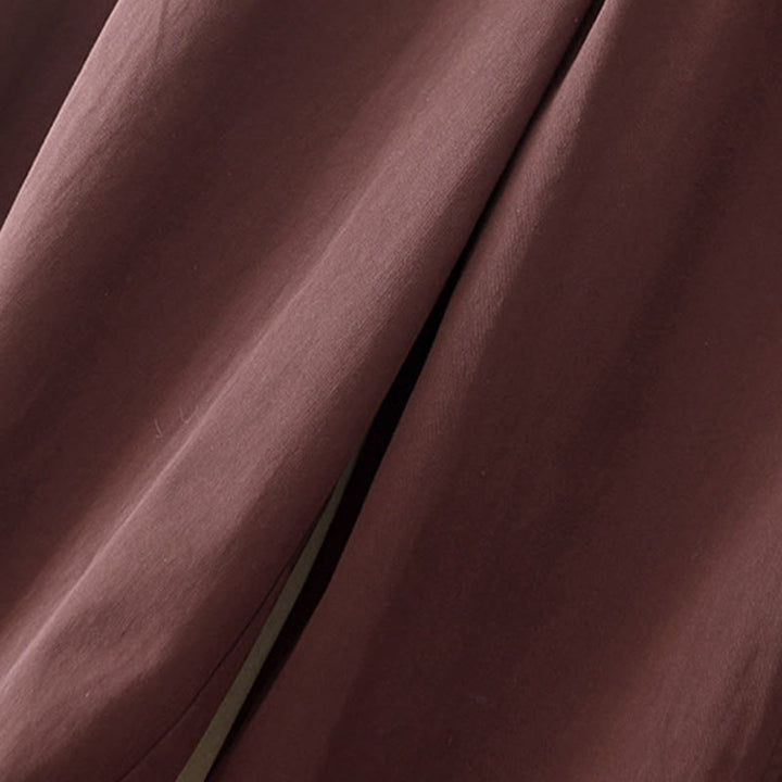 Buddha Stones Damen Haremshose aus Baumwolle mit Taschen, einfarbig, Länge 7–8 - image 7