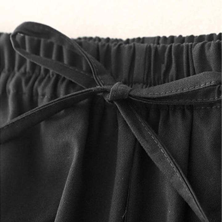 Buddha Stones Damen Haremshose aus Baumwolle mit Taschen, einfarbig, Länge 7–8 - image 14