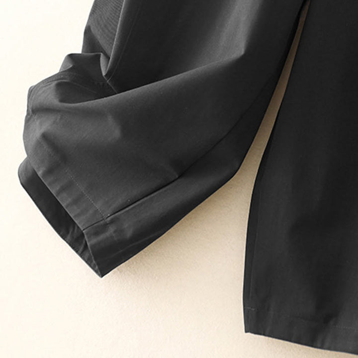 Buddha Stones Damen Haremshose aus Baumwolle mit Taschen, einfarbig, Länge 7–8 - image 16