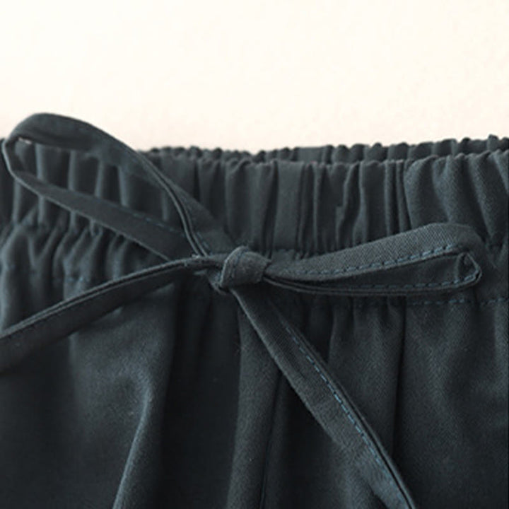 Buddha Stones Damen Haremshose aus Baumwolle mit Taschen, einfarbig, Länge 7–8 - image 20