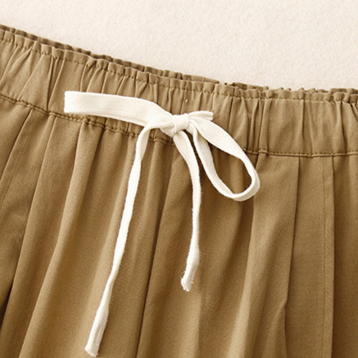 Buddha Stones Casual Rope Damenhose aus Baumwolle und Polyester mit Taschen - image 3