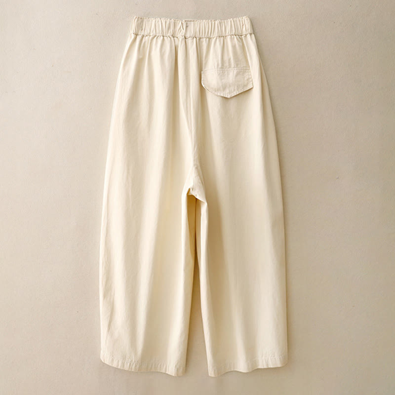 Buddha Stones Casual Rope Damenhose aus Baumwolle und Polyester mit Taschen - image 6