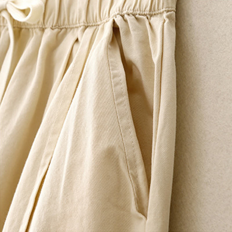 Buddha Stones Casual Rope Damenhose aus Baumwolle und Polyester mit Taschen - image 12