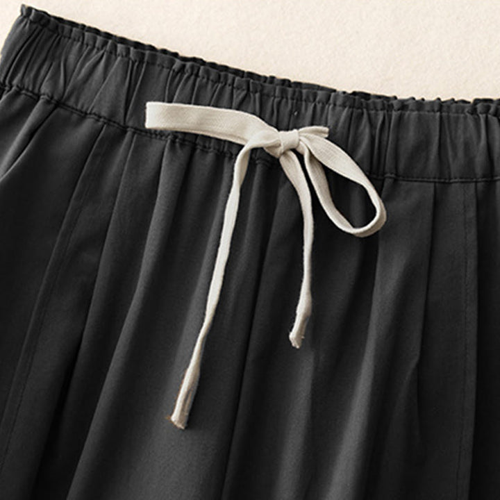 Buddha Stones Casual Rope Damenhose aus Baumwolle und Polyester mit Taschen - image 15