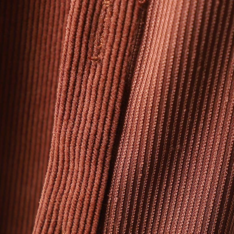 Buddha Stones Corduroy Damen-Baumwoll-Langarmjacke mit Taschen - image 6