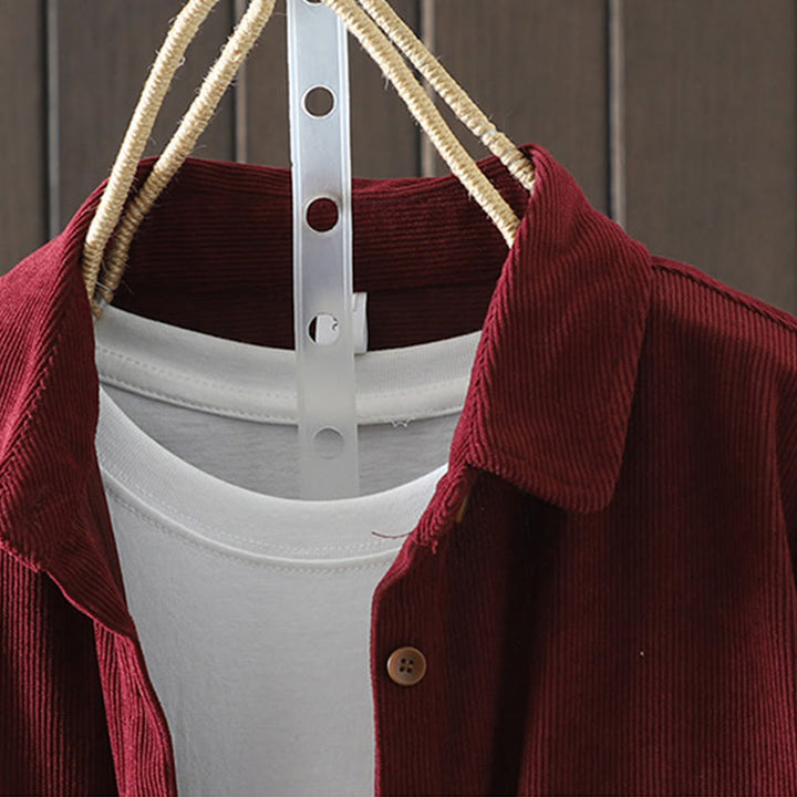 Buddha Stones Corduroy Damen-Baumwoll-Langarmjacke mit Taschen - image 13