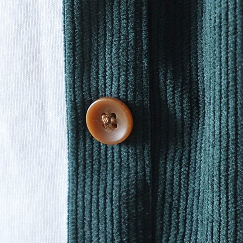 Buddha Stones Corduroy Damen-Baumwoll-Langarmjacke mit Taschen - image 21
