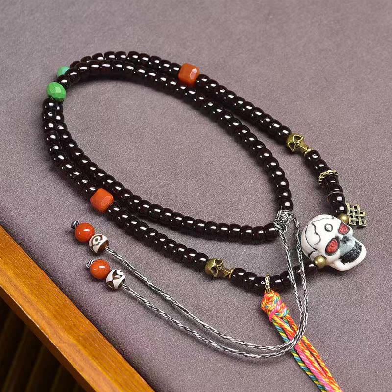 Buddha Stones Tibet Coconut Shell Der Herr des Leichenwaldes Positives Armband - image 1