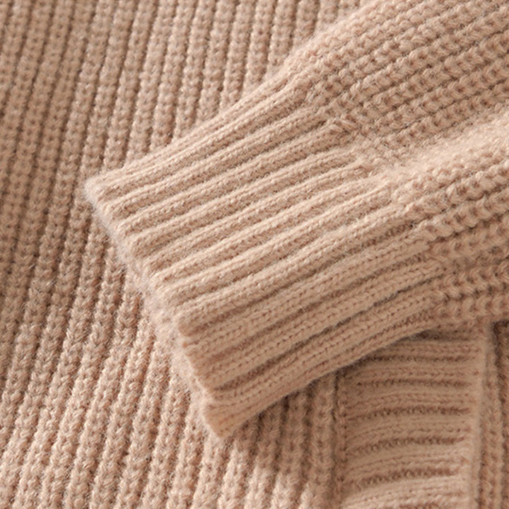 Buddha Stones Winter-Strickjacke mit Reißverschluss, einfarbig, langärmelig, Baumwolljacke für Herren mit Taschen - image 15