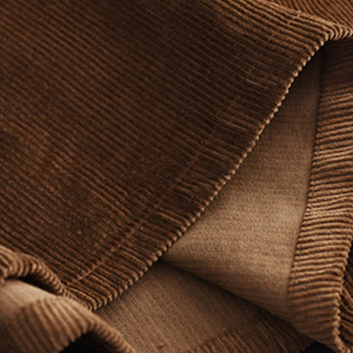 Buddha Stones Damen-Cordrock, schlicht, 7-8 Zoll lang, mit Taschen - image 13