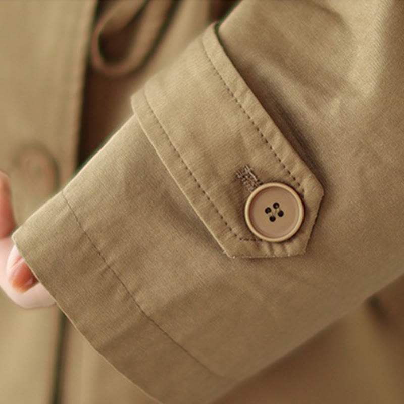 Buddha Stones Damen-Baumwolljacke mit langen Ärmeln und Knöpfen - image 17